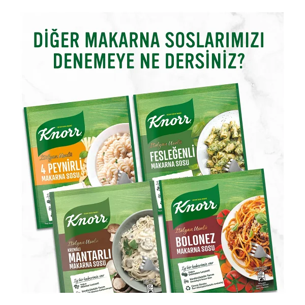 Knorr 52 Gr Kremalı Mantarlı Makarna Sosu - Görsel 6
