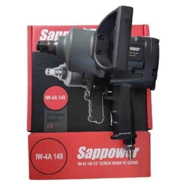 Sappower Iw-4a149 3/4" Havalı Somun Sıkma Makinesi - Görsel 2