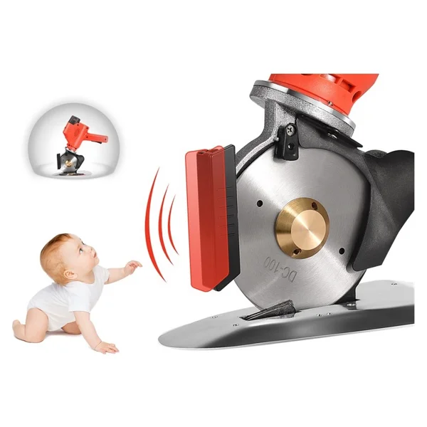 Moonstar Akülü Yuvarlak Kumaş Kesim Motoru 4inç / Dc-100 (Ycm-40) - Görsel 5