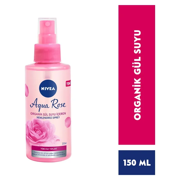 Nivea Aqua Rose Gül Suyu İçeren Nemlendirici Sprey 150 Ml - Görsel 3
