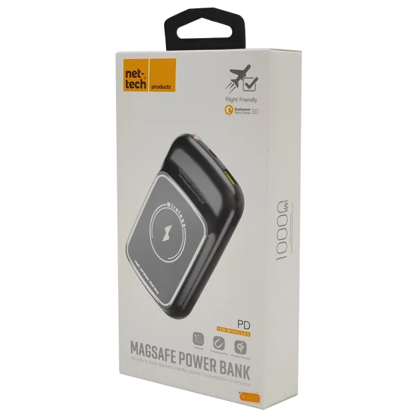 Nettech Nt-Pw15 Magsafe 22w USB+Pd 10000 mAh Wireless Powerbank - Görsel 4