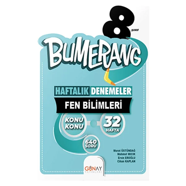 Günay Yayınları 8. Sınıf Lgs Bumerang Fen Bilimleri Konu Konu 32 Haftalık Denemeler - Görsel 6