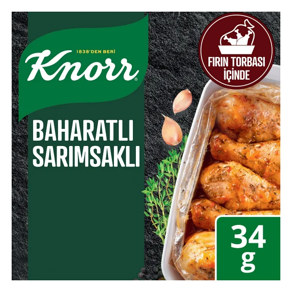 Knorr Tavuk Çeşni Ailesi Baharatlı Sarımsaklı 34 G - 37 Gr - Görsel 9