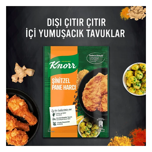 Knorr 90 Gr Şinitzel Pane Harcı - Görsel 3