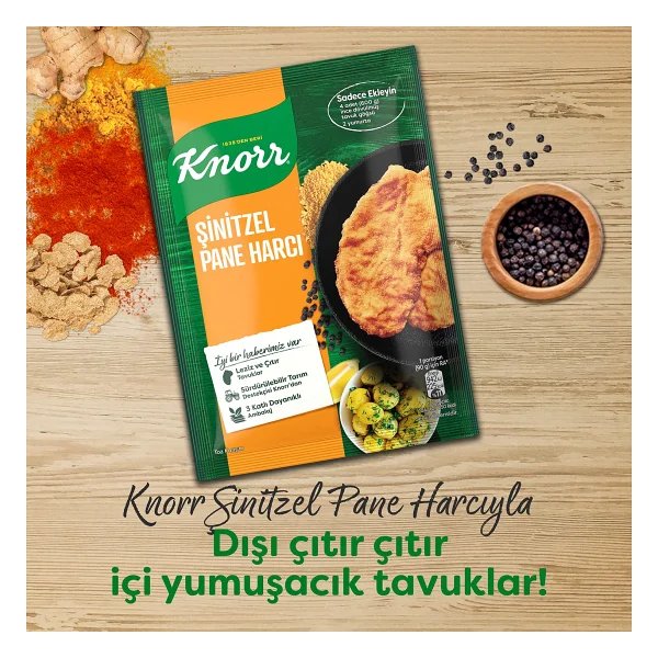 Knorr 90 Gr Şinitzel Pane Harcı - Görsel 4
