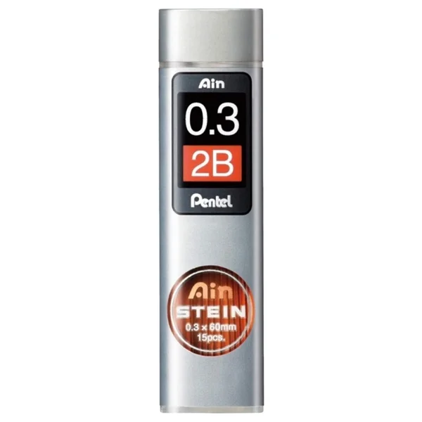 Pentel Ain Stein 0.3 Mm 2b 15'li Tüp Kalem Ucu - Görsel 2