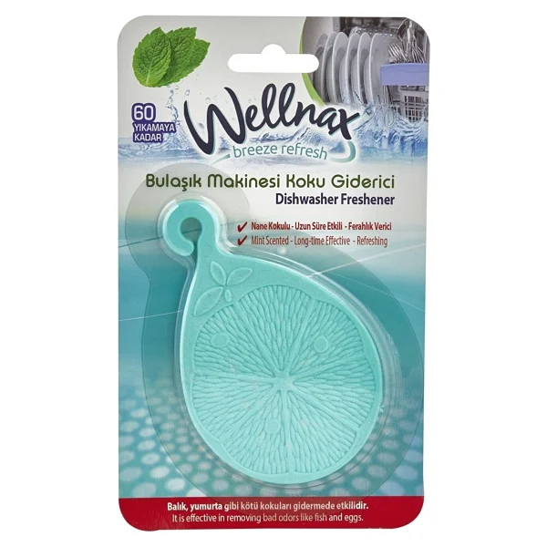 Wellnax Breeze Refresh Bulaşık Makinası Koku Giderici Nane X3 - Görsel 3