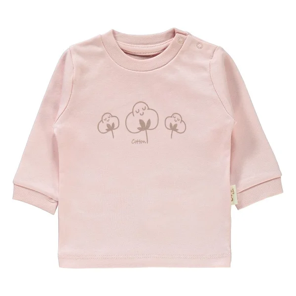 Civil Baby Bebek Organik Pijama Takımı 1-9 Ay Pembe - 1 - 3 Ay - Görsel 2