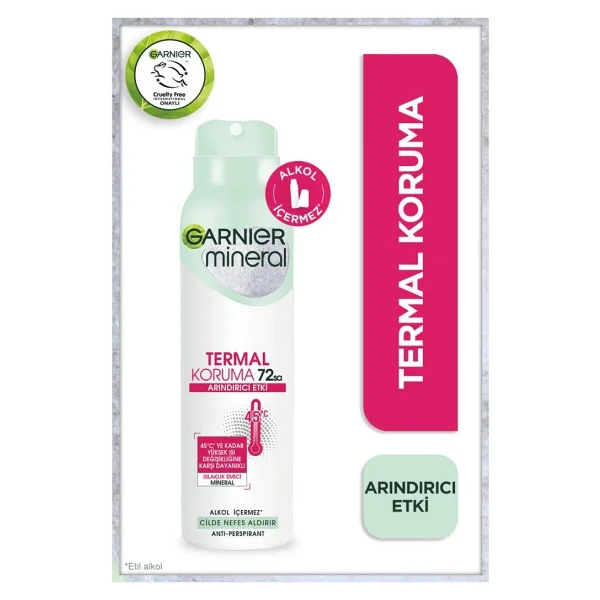 Garnier Mineral Termal Koruma 150 Ml Kadın Deodorant - Görsel 6