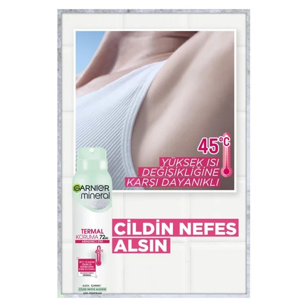 Garnier Mineral Termal Koruma 150 Ml Kadın Deodorant - Görsel 2
