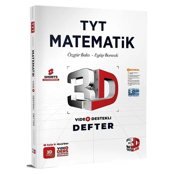 3d Yayınları Tyt Matematik Video Destekli Defter - Görsel 4