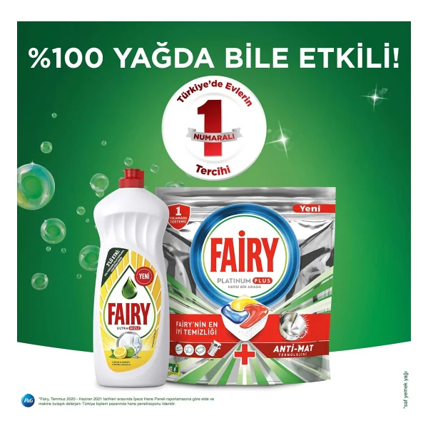 Fairy Platinum Plus Bulaşık Makinesi Tableti 75'li - Görsel 4
