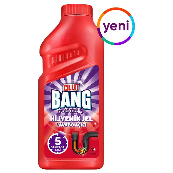 Cillit Bang Hijyenik Jel 500 Ml Lavabo Açıcı - Görsel 5
