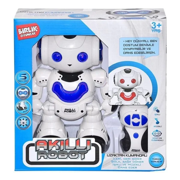 Birlik Oyuncak Uzaktan Kumandalı Işıklı Müzikli Dans Eden Akıllı Robot - Kırmızı - Görsel 7