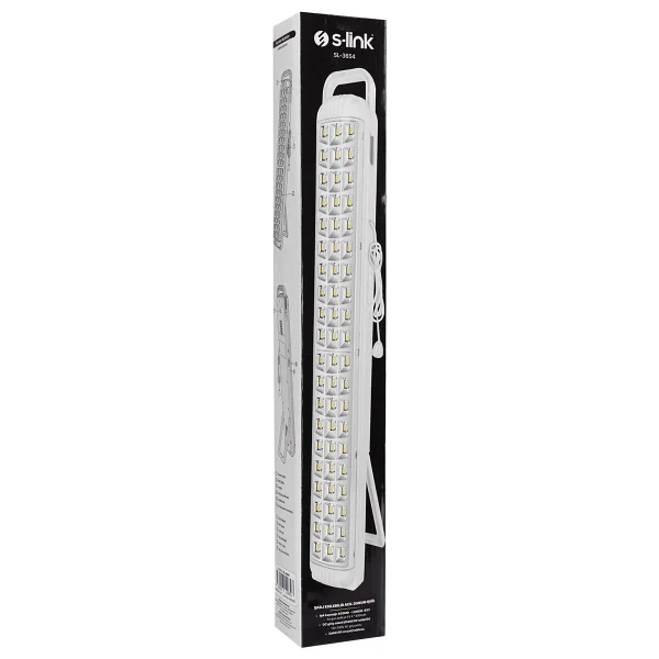 S-Link Sl-3654 60 Smd Şarjlı LED Işıldak - Görsel 7