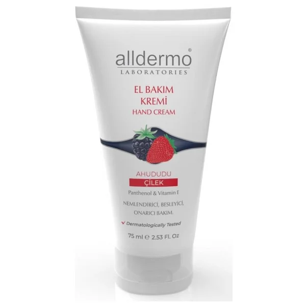 Alldermo Ahududu Çilek 75 Ml El Kremi - Görsel 2
