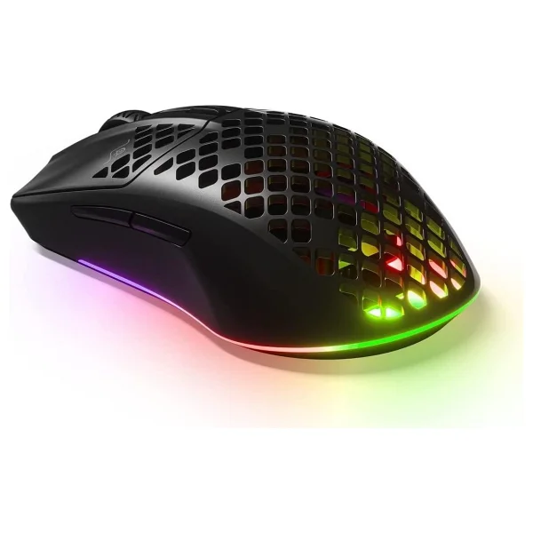 Steelseries Aerox 3 Onyx RGB Şarjlı Ergonomik Optik Kablosuz Oyuncu Mouse - Görsel 3