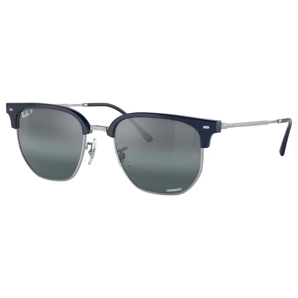 Ray-Ban New Clubmaster 4416 6656g6 Blue/Silver-Blue Polarize Güneş Gözlüğü - Görsel 2