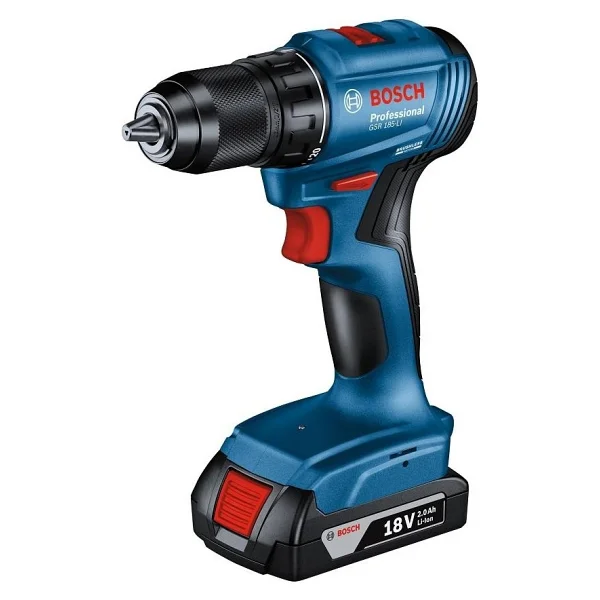 Bosch Gsr 185-Li Çift Akülü 2 Ah Vidalama Makinesi - Görsel 2