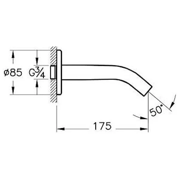Artema Nest Trendy A42228 Ankastre Banyo Bataryası Çıkış Ucu - Görsel 2