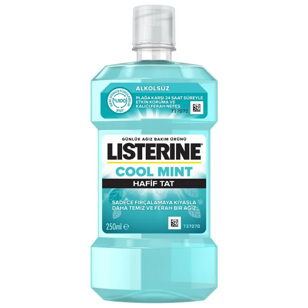 Listerine Cool Mint Hafif Tat 250 Ml Gargara - Görsel 2