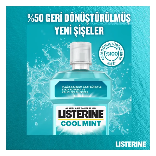 Listerine Cool Mint 95 Ml Gargara - Görsel 5