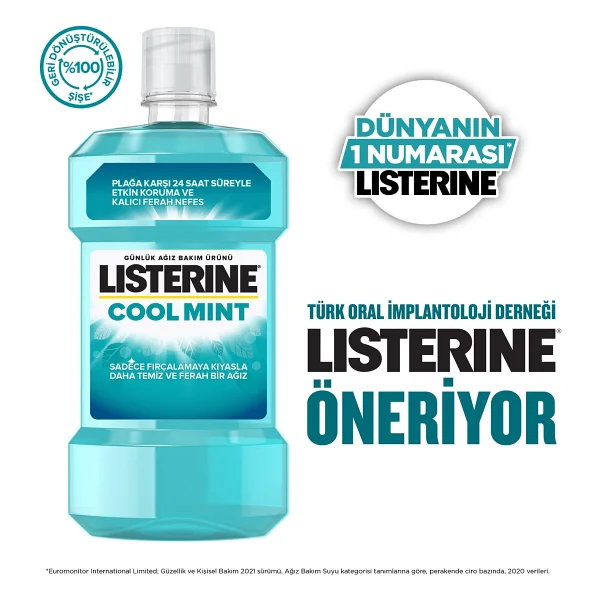 Listerine Cool Mint 95 Ml Gargara - Görsel 7