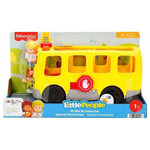 Little People Eğlenceli Okul Otobüsü Hdj25 - Görsel 6