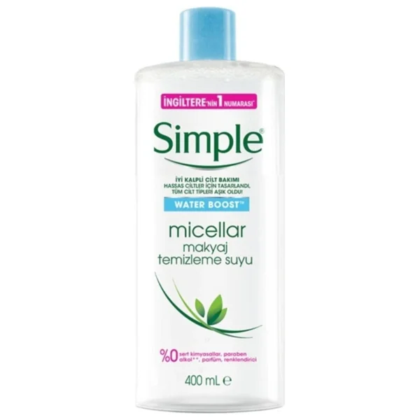 Simple Water Boost Micellar 400 Ml Makyaj Temizleme Suyu - Görsel 2