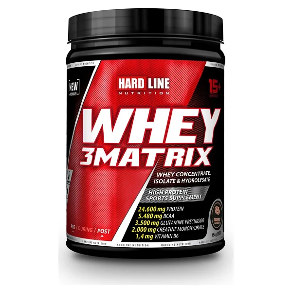 Hardline Nutrition 3 Matrix 454 Gr Kurabiye Aromalı Whey Protein Tozu - Görsel 2