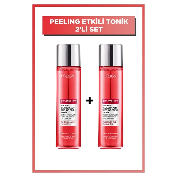 L'oreal Paris Loreal 2'li Peeling Etkili Tonik Seti - Görsel 6