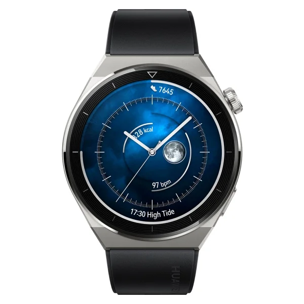 Huawei Watch Gt 3 Pro 46mm Titanyum Kasa Ve Siyah Kauçuk Kayış Akıllı Saat - Görsel 8