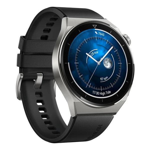 Huawei Watch Gt 3 Pro 46mm Titanyum Kasa Ve Siyah Kauçuk Kayış Akıllı Saat - Görsel 10