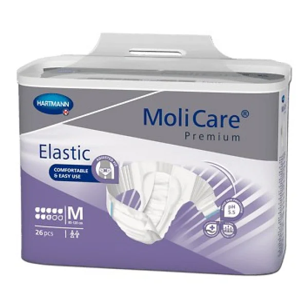 Molicare Premium Elastic Belbantlı 8 Damla Orta Boy M 26'lı Hasta Bezi - Görsel 2