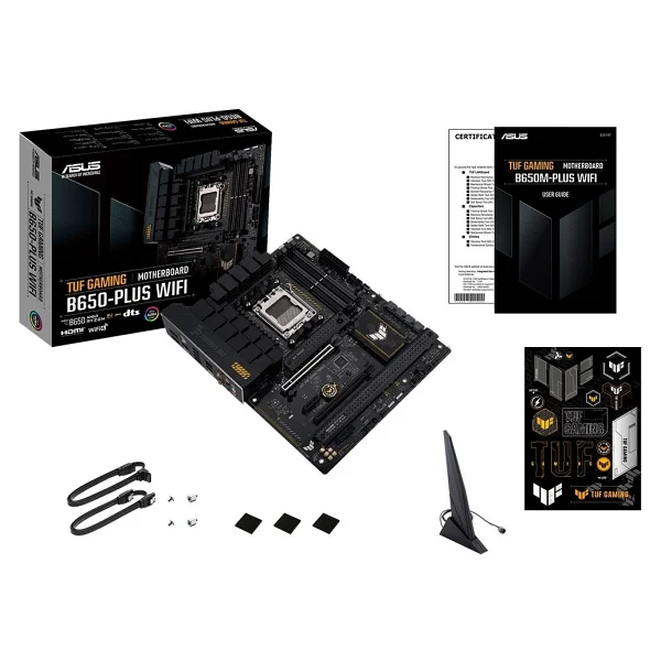 Asus TUF Gaming B650-PLUS Wi-Fi AMD AM5 DDR5 ATX Anakart - Görsel 3
