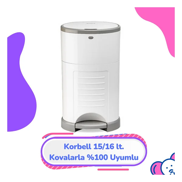 Korbell 16l Uyumlu Yerli Çöp Poşeti 2000 Bez Kapasiteli 4'lü - 15 X 30 Cm - Görsel 3