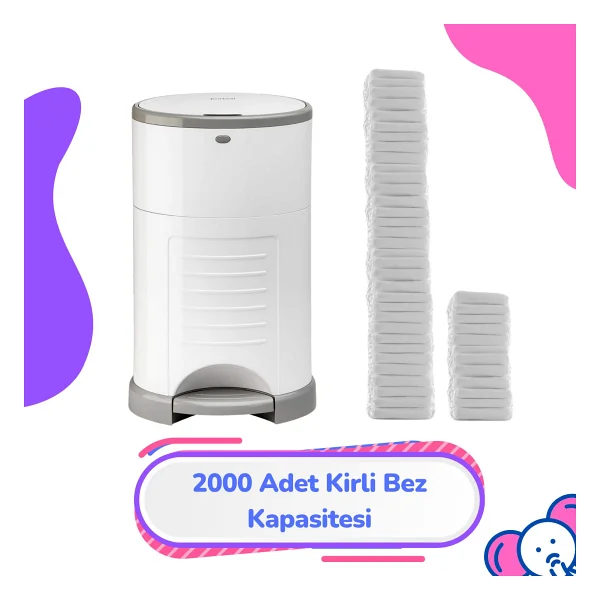 Korbell 16l Uyumlu Yerli Çöp Poşeti 2000 Bez Kapasiteli 4'lü - 15 X 30 Cm - Görsel 4