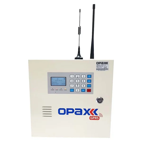 Opax Gprs Alarm Paneli & Bgr-10 Kablolu Sirenli Full Set Akü Dahil (1 Yıl Ahm Ücretsiz) - Görsel 3