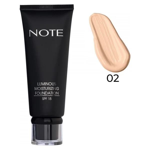Note Luminous Moisturizing Spf 15 02 Natural Beige 35 Ml Likit Fondöten - Görsel 10