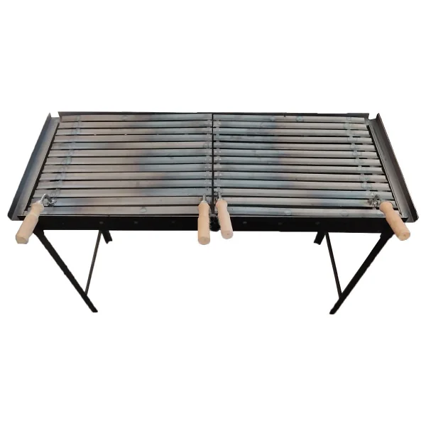 İklim 40x100 Cm Demir Mangal Barbekü Oluklu Izgara - Görsel 3