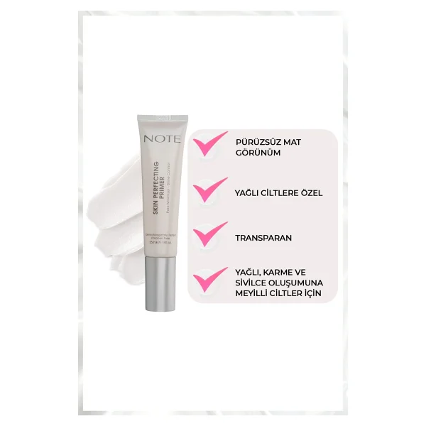 Note Skin Perfecting Primer Matlaştırıcı 35 Ml Makyaj Bazı - Görsel 2