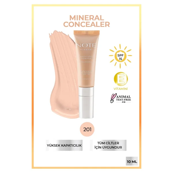Note Mineral Spf 15 201 10 Ml Krem Kapatıcı - Görsel 10