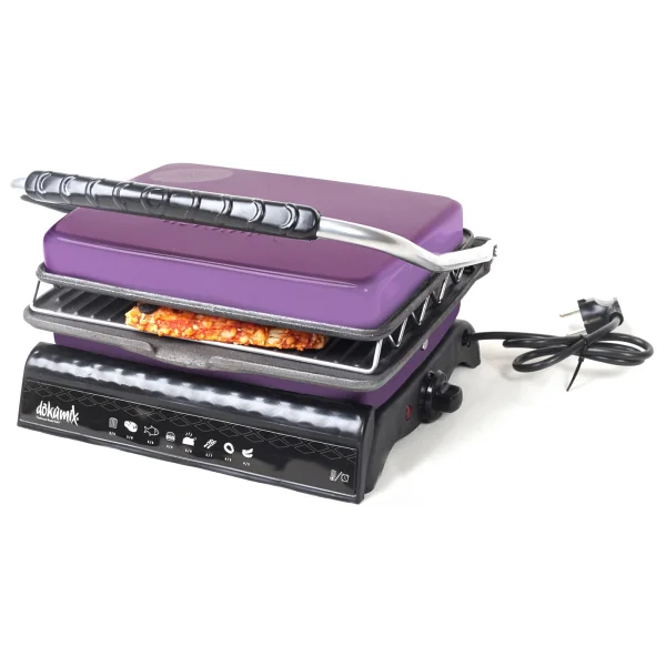 Dökümix Ultra Plus Lila 1800 W Izgara Ve Tost Makinesi - Görsel 5