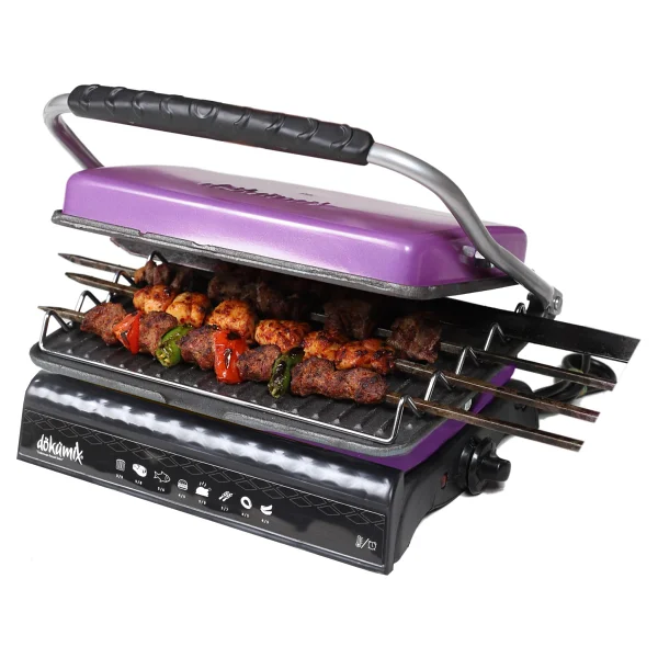 Dökümix Ultra Plus Lila 1800 W Izgara Ve Tost Makinesi - Görsel 4
