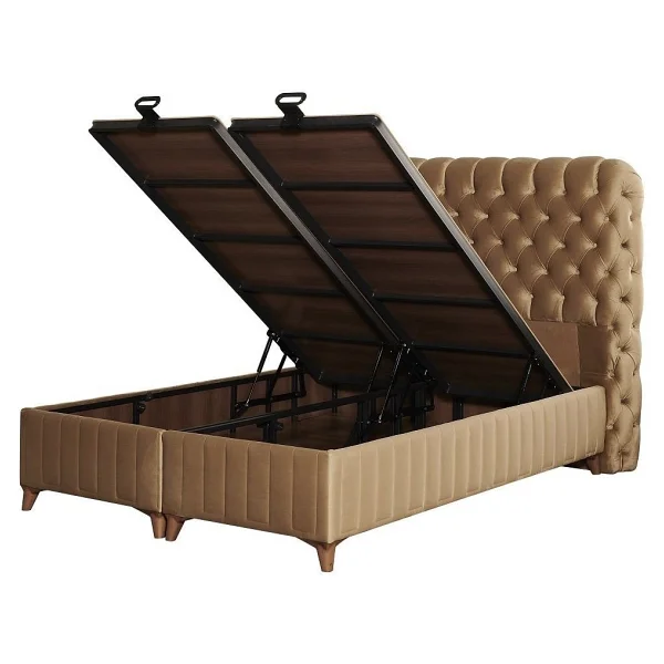 Tutku Yatak Fluffy Baza 180x200 - 180 X 200 Cm - Kahverengi - Görsel 3