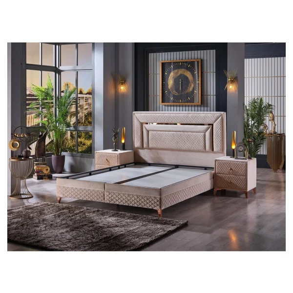 Tutku Yatak Oxycore Baza 160x200 - 160 X 200 Cm - Ekru - Görsel 7