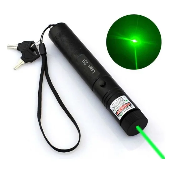 Bigem Bm-520 Yeşil Lazer Pointer Kalem Tipi Fener LED Ampul İle Yüksek Güçlü 1000 Lümen - Görsel 2