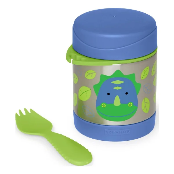 Skip Hop Zoo Dinozor Paslanmaz Çelik Termos 325 Ml - Görsel 2