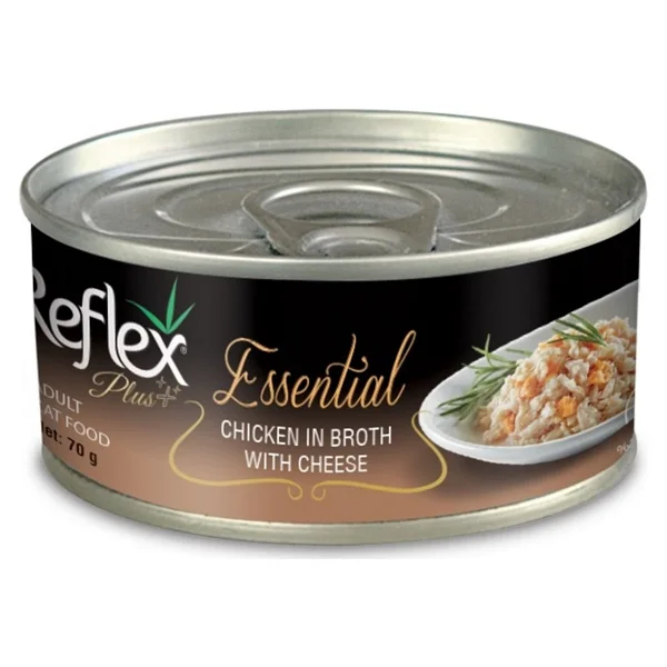 Reflex Plus Essential Tavuklu ve Peynirli 70 gr Yetişkin Konserve Kedi Maması - Görsel 3