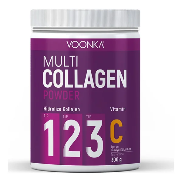 Voonka Multi Collagen Powder 300 Gr Toz - Görsel 2